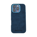 PROTARA Alcantara iPhone 16 Pro Max cover - Ocean Voyage Blå